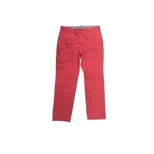 Coral pink brooks brothers Clark 1818 cotton pants size W36/30L